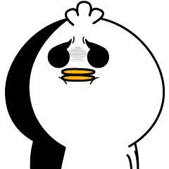 ふざけたやーつ 鳥 Lineスタンプ Type E